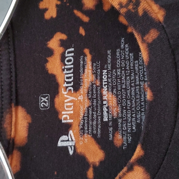 Playstation Tie Dyed Playstation Logo Size 2x - Picture 2 of 6